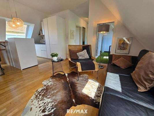 Wohnbereich mit Küche