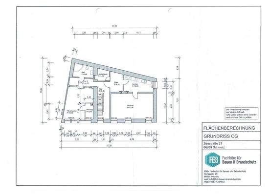 Aktueller Grundriss 1. OG