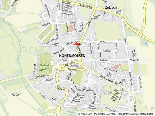 Geolyzer Kartenausschnitt