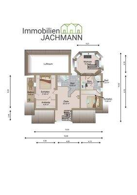 Grundriss Obergeschoss