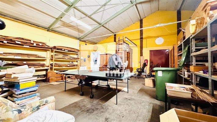 Abgetrennter Hallenbereich