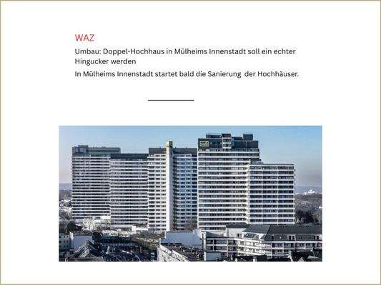 Information der geplanten Sanierung