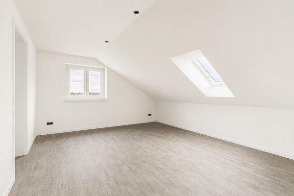 Schlafzimmer  -  KI-generiertes Bild aus Rohbauzustand! Abweichungen möglich!