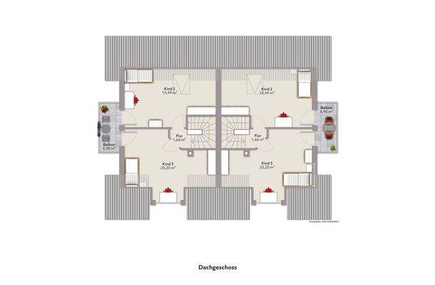 Grundriss Dachgeschoss