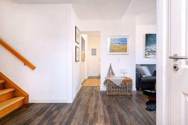 Blick vom Wohnzimmer in der kleineren Wohnung