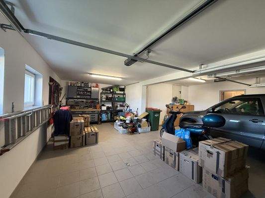 integrierte Doppelgarage