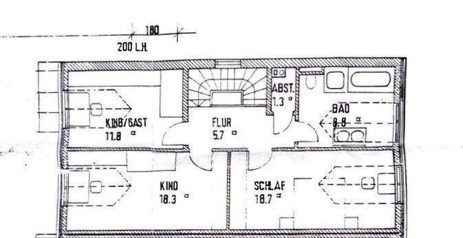 Grundriss Obergeschoss