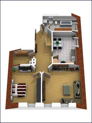 Grundriss DG-Wohnung