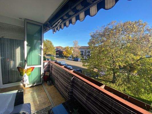 Balkon mit Verglasung