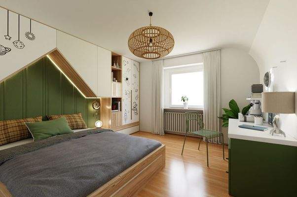 Mustermöblierung Kind oder Gast 