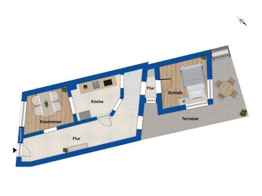 Grundriss - Erdgeschoss