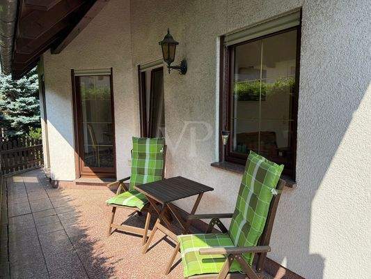 Sitzmöglichkeiten/ Terrasse