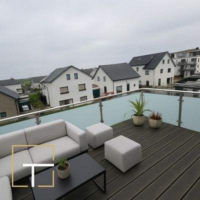 Moderne Dachterrasse