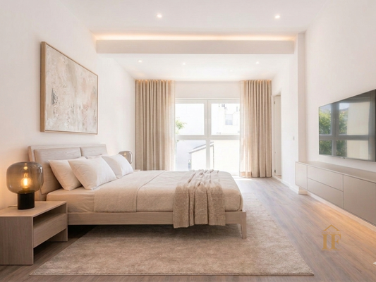 Schlafzimmer OG visualisiert