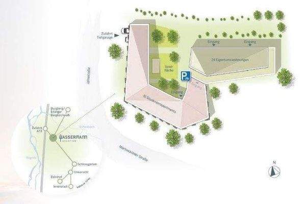 Lage Wassermann Quartier 