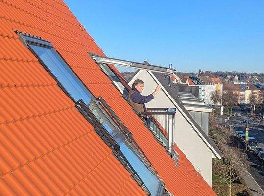Fensterbalkon von außen