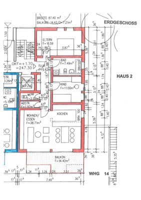 Grundriss Whg. 14