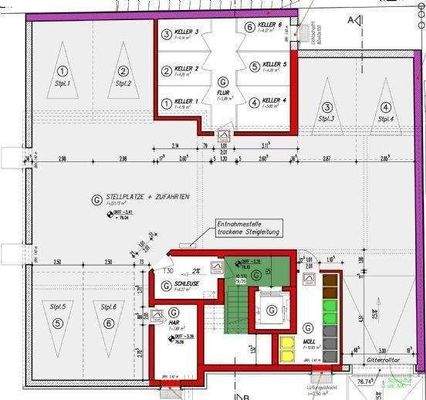 Tiefgarage / Keller 