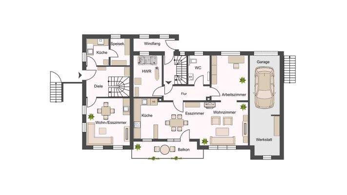 Grundriss Erdgeschoss