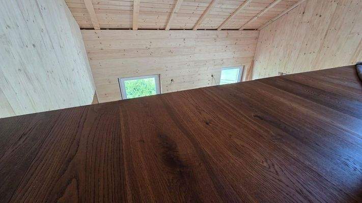 Galerie mit geb. Eicheparkett