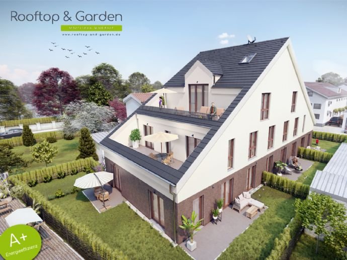 Privater Garten I A+ Energieeffizienz I Neubau Rooftop & Garden Walldorf I provisionsfrei