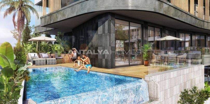 Flats in a Two-Block Complex in Alanya Turkey