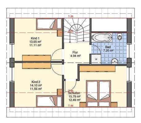 Beispielgrundriss OG