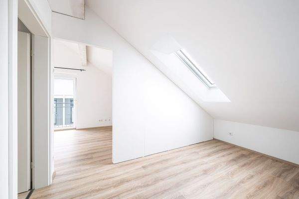 Ankleidezimmer im Dachgeschoss