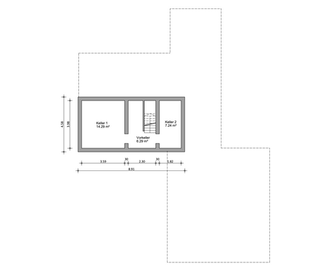 Grundriss Kellergeschoss