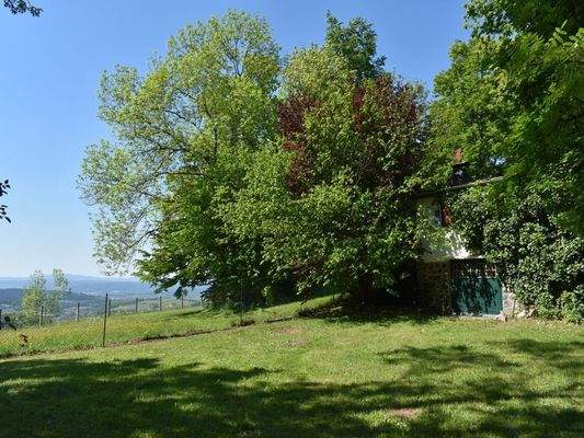 Rückwärtige Ansicht und Fernblick