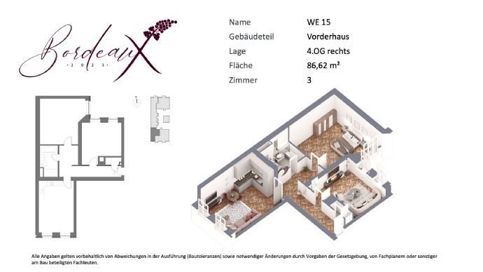 Luxus-Wohnung für hochwertigen Wohngenuss im kernsanierten Altbau