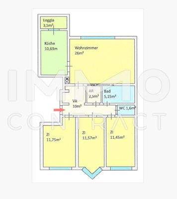 Grundrissplan Hetzendorf