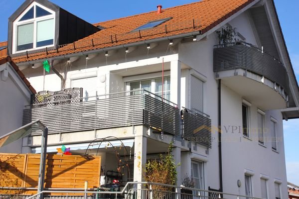 Balkon im Terrassenstil