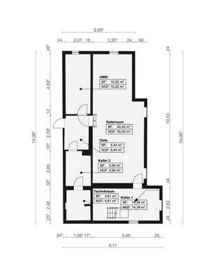 S&P | Grundriss Keller