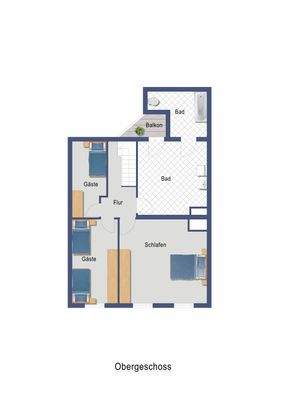 Grundriss Obergeschoss