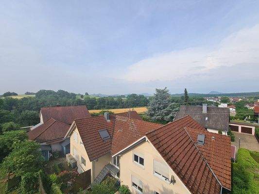 Aussicht Balkon Dachgeschoss