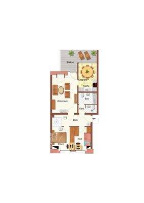 Der Grundriss - Obergeschoss