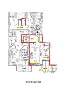 Grundriss Wohnung und Keller