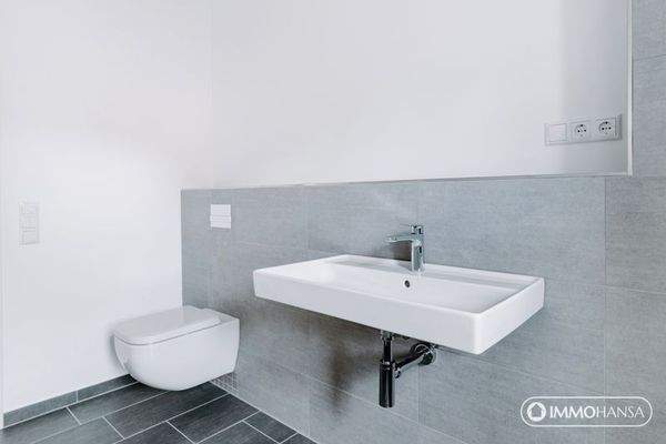 Musterbad einer vergleichbaren Wohnung – individuelle Gestaltung möglich