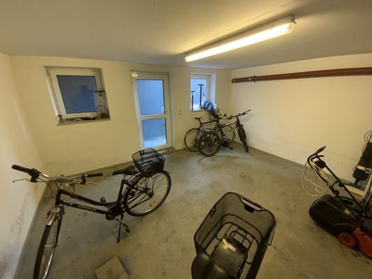 Fahrradkeller mit Rampe