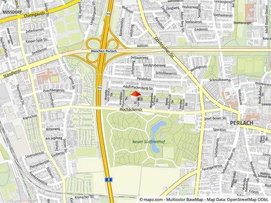 Geolyzer Kartenausschnitt