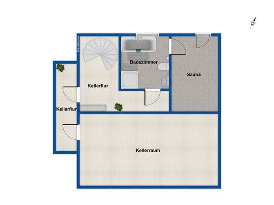 Grundriss Kellergeschoss