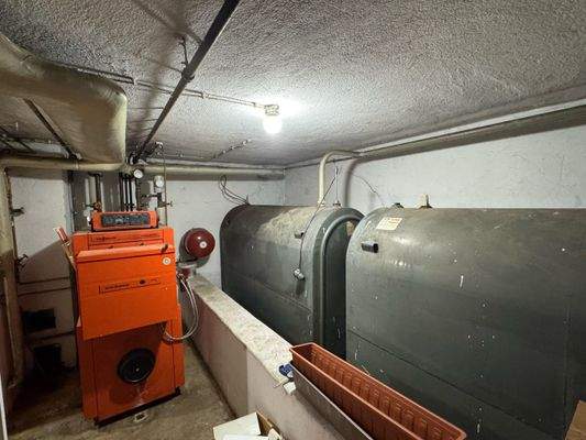 Blick in den Heizraum