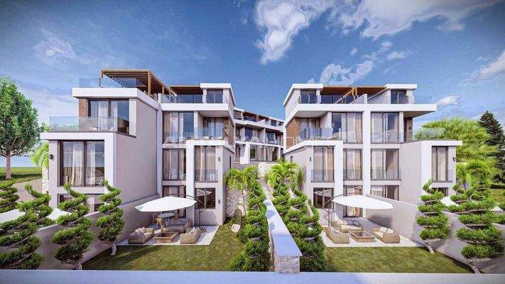 House with Pool in a Sea-View Complex in Antalya Kalkan