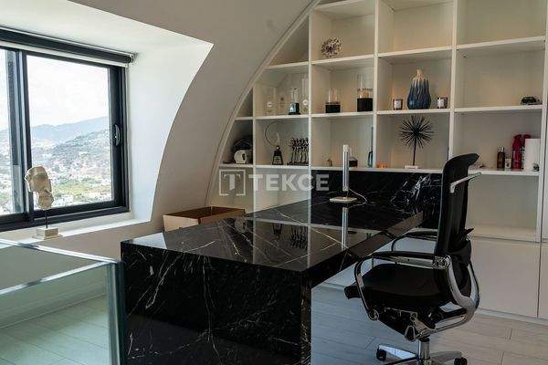 Marina and Sea View Villa in Bodrum with a Private Pool