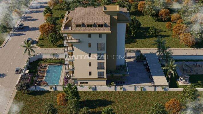 Elegant Apartments Just 200 M from Sea in Kestel Alanya