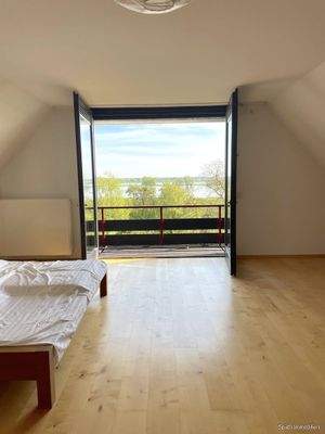 Blick vom Schlafzimmer