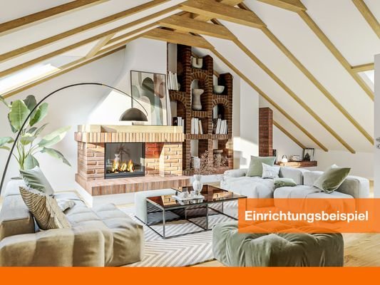 Dachgeschoss  Einrichtungsbeispiel