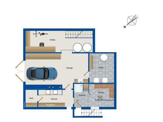 Grundriss Untergeschoss