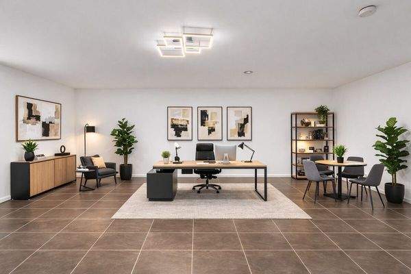 Büro Keller möbiliert